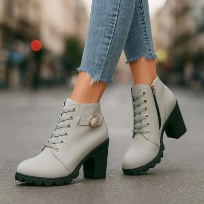 Damen Stiefelette Schmal Elegant