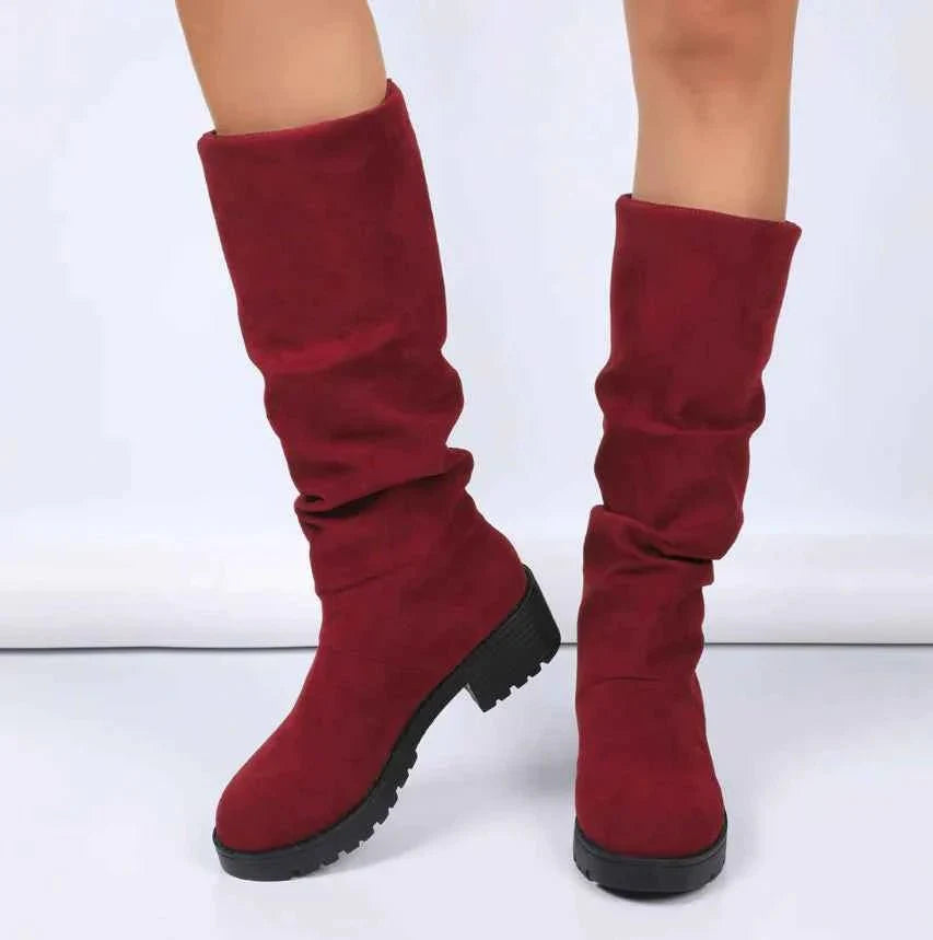 Damen Stiefel Chic Übergröße