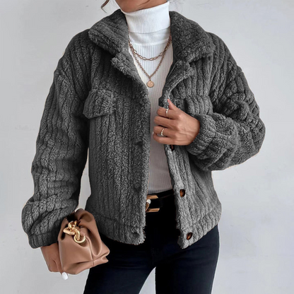 Winterjacke Damen Sherpa Style