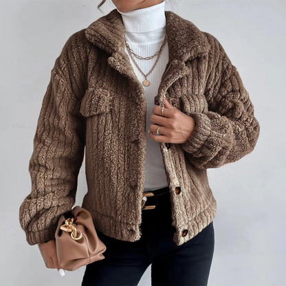 Winterjacke Damen Sherpa Style