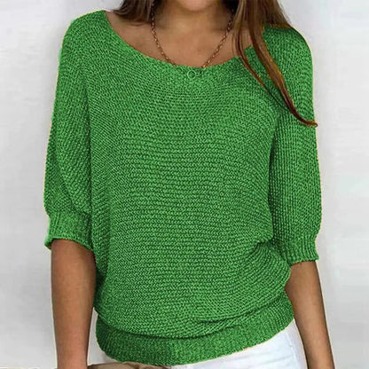 Sommerpullover Damen Leicht Obstfarben