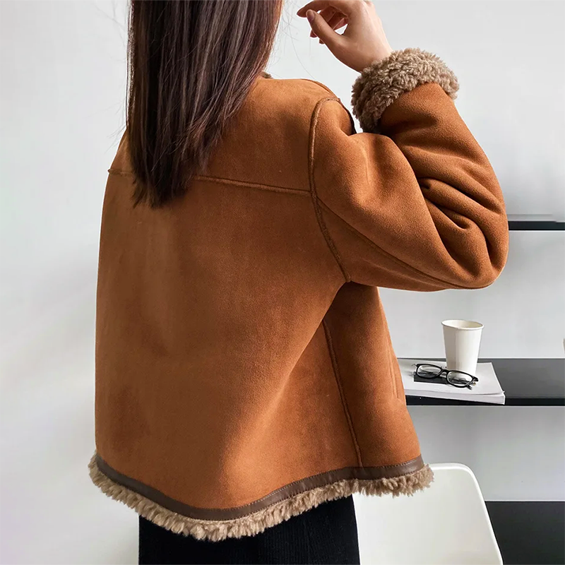 Vintage Lederjacke Warm & Bequem - IdealeKleiden