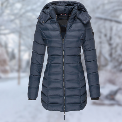 Elegant Wintermantel Mittellang Damen - IdealeKleiden