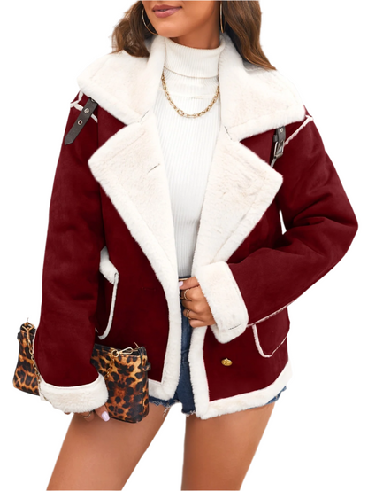 Elegante Damenwinterjacke TeddyLook