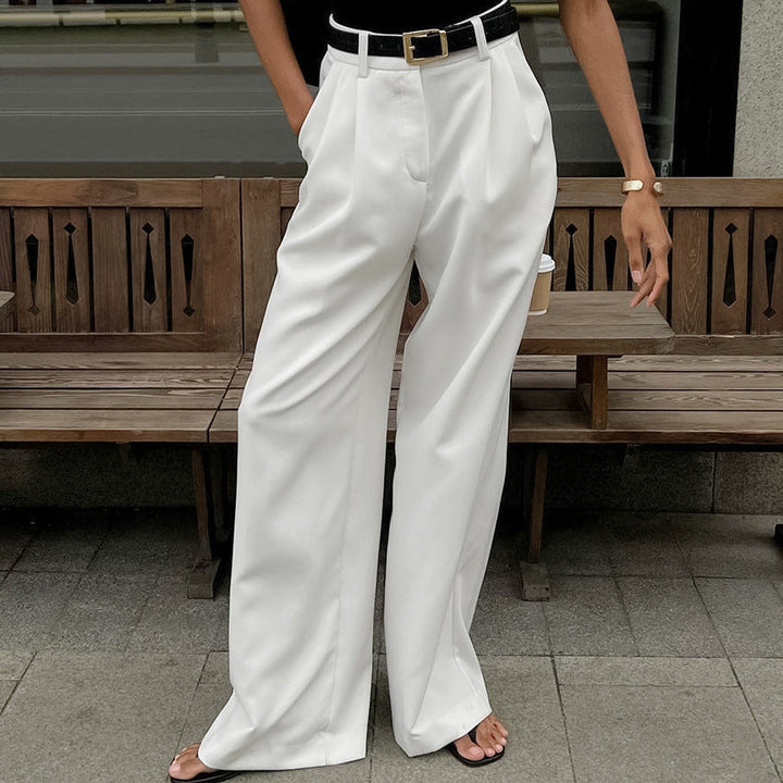 Weite Frauenhose Hochgeschnitten Elegant