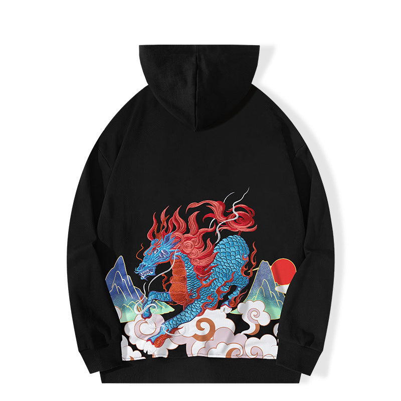 Stylische Hoodie Drachen Design