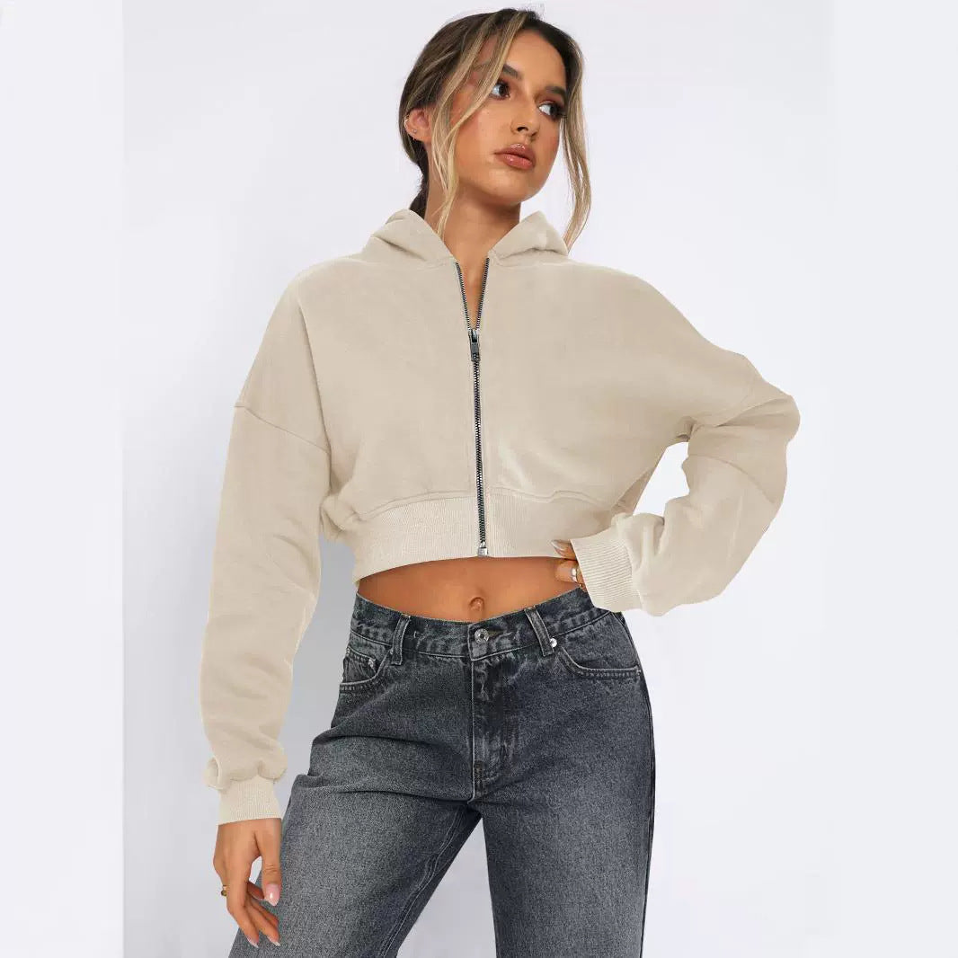 Weiche Fleece-Jacke mit Reißverschluss