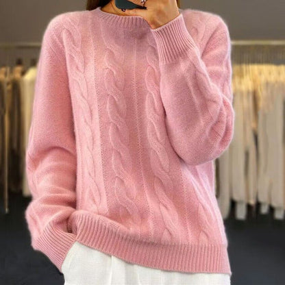Weicher Winterpullover Gestrickt