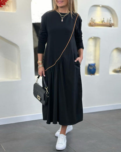 Stylische Damenkleidung Tasche Langärmlig