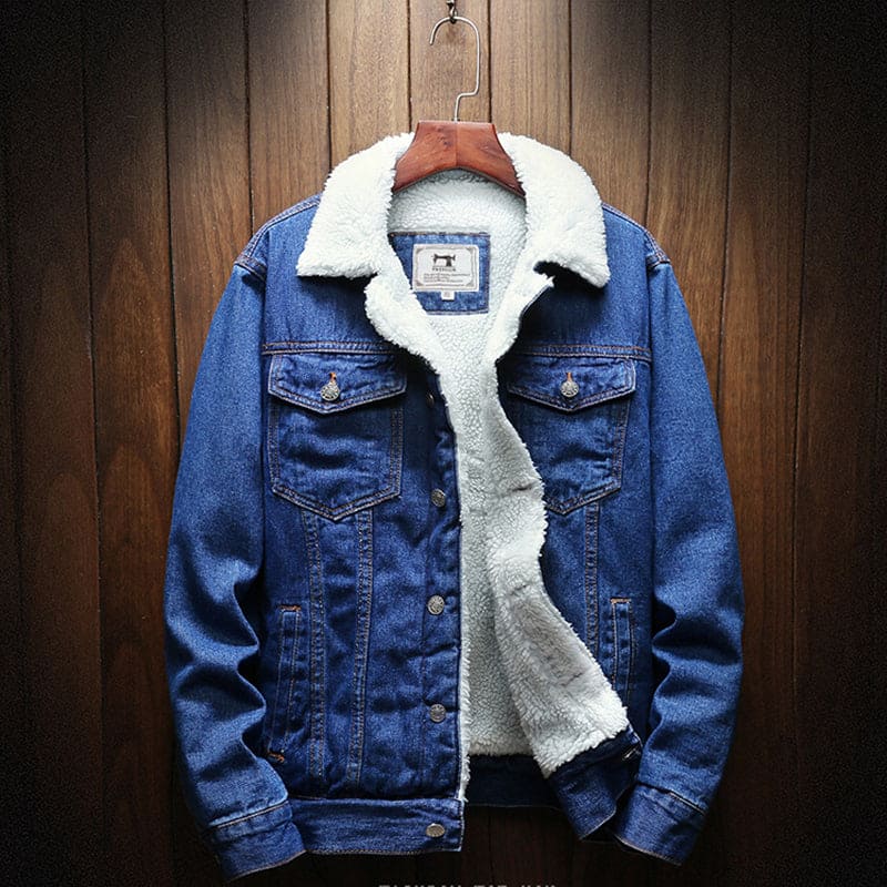Modische Denim Winterjacke Damen