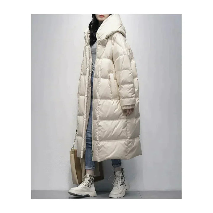 Eleganter Wintermantel Damen Modern Stil