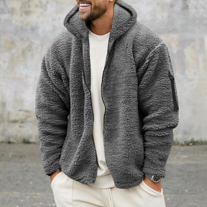 Gemütlicher Herren Pullover Kapuze