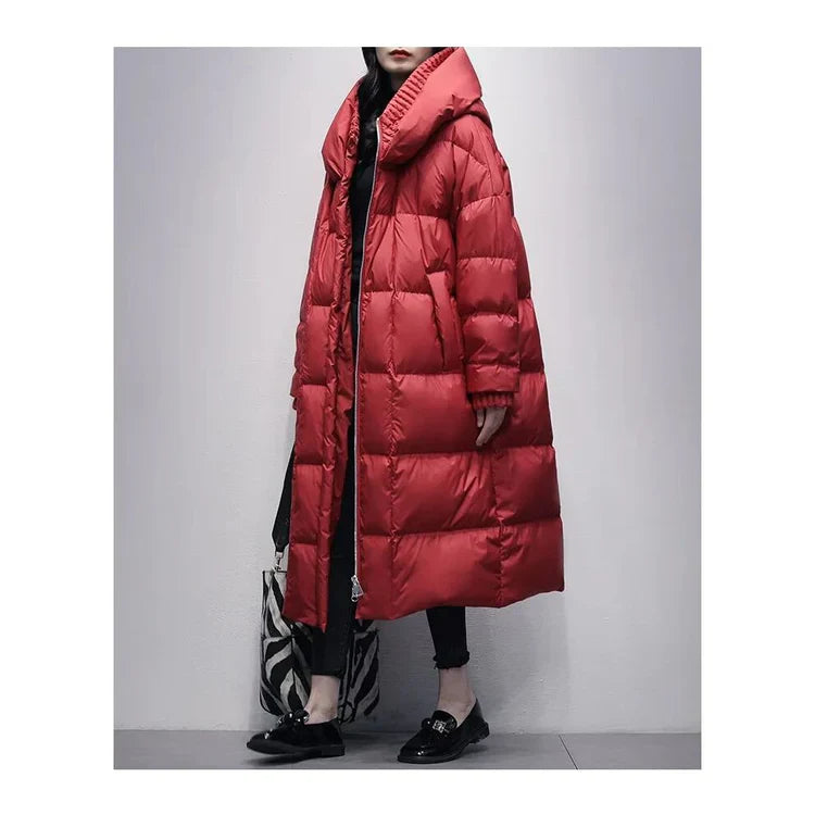 Lange Daunenjacke Warm Isolierend