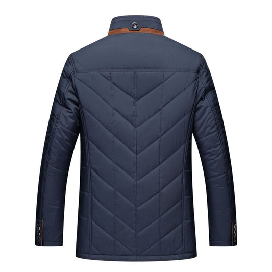Herren Winterjacke Steppjacke Hoher Kragen - IdealeKleiden