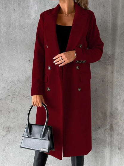 Damen Winterjacke Elegant Revers