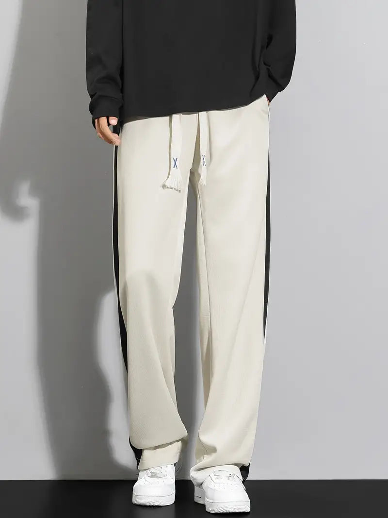 Herren Hose Bequem Locker Kordelzug