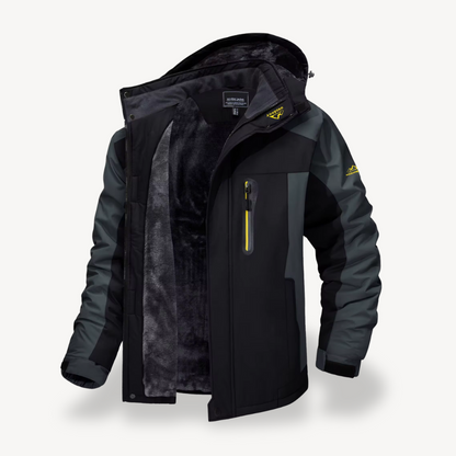 Herren Fleecejacke Wasserfest Outdoor Winter - IdealeKleiden