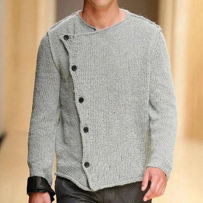 Herren Strickjacke Bequem Pullover - IdealeKleiden