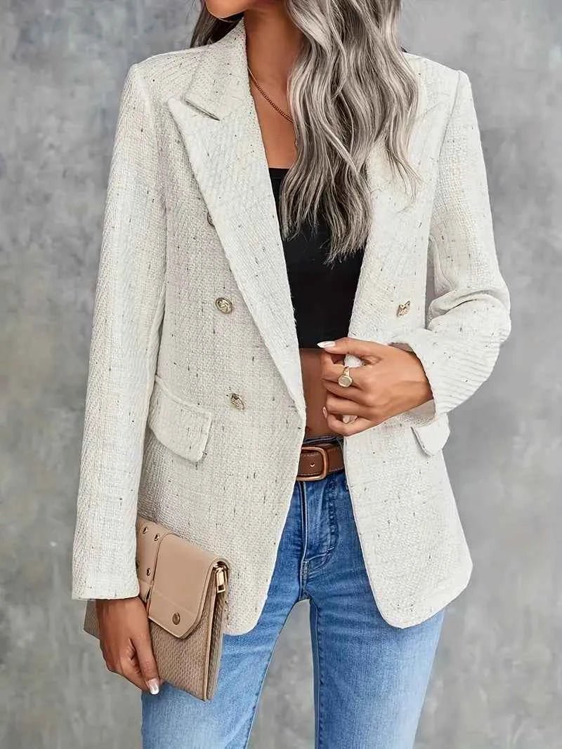 Doppelreihiger Blazer Slim Fit - IdealeKleiden