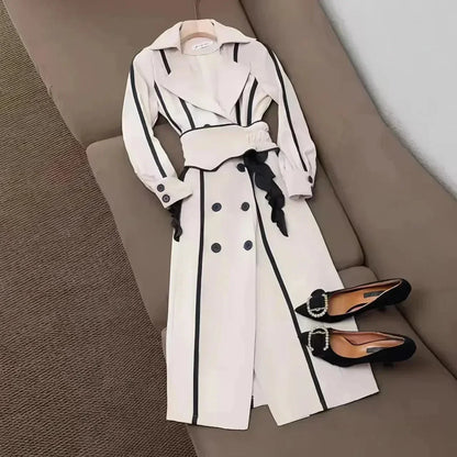 Stilvoller Damen-Trenchcoat Doppelreihig Elegant