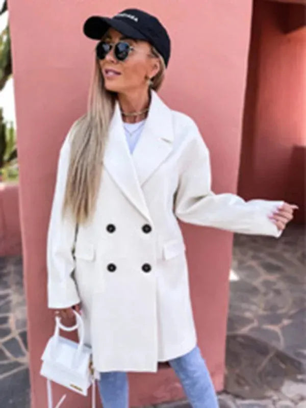 Stylischer Damen Winterparka Doppelreihig