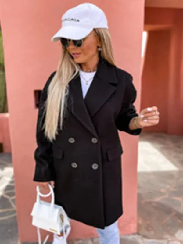 Stylischer Damen Winterparka Doppelreihig