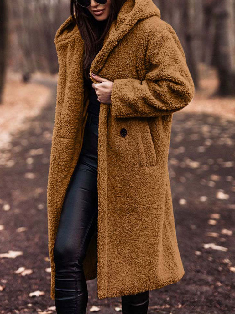 Weiche Teddy-Jacke Damen