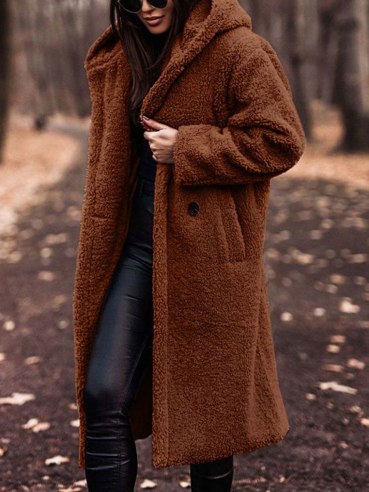 Weiche Teddy-Jacke Damen