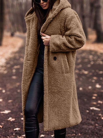 Weiche Teddy-Jacke Damen