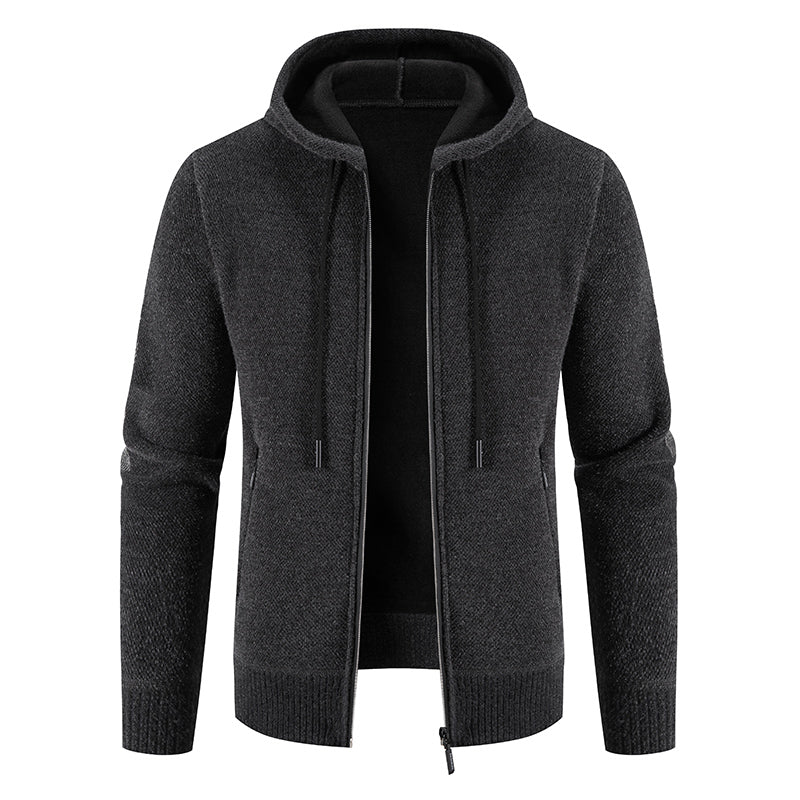 Henry - Warme Herren Kapuzenjacke Fleece