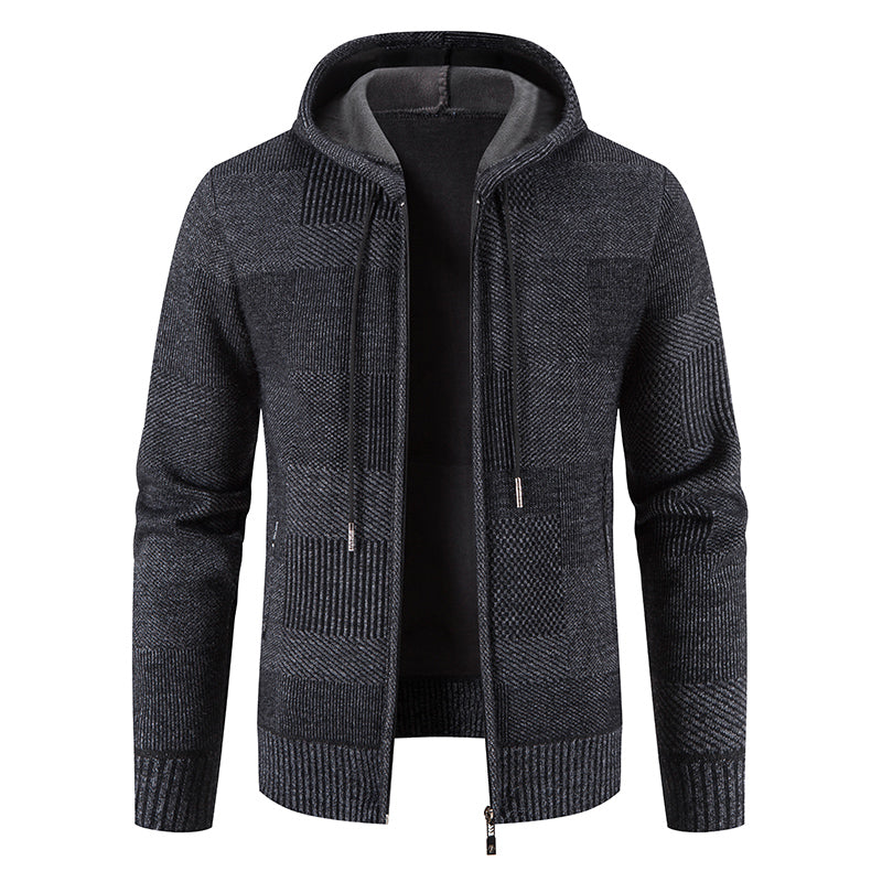 Henry - Warme Herren Kapuzenjacke Fleece