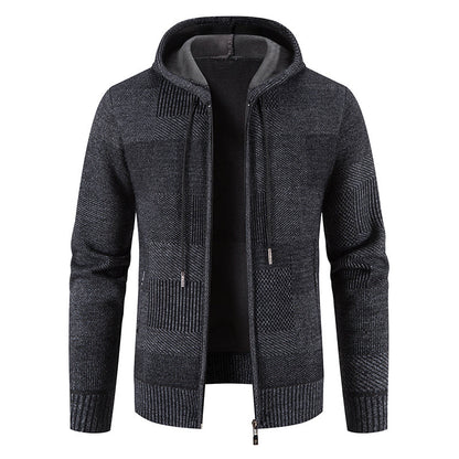 Henry - Warme Herren Kapuzenjacke Fleece