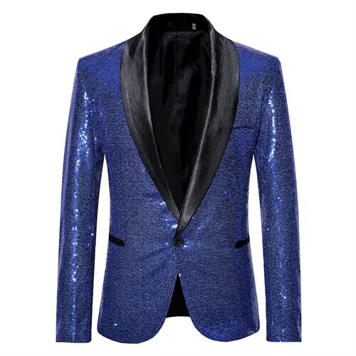 Glänzende Herren Anzugjacke Elegant