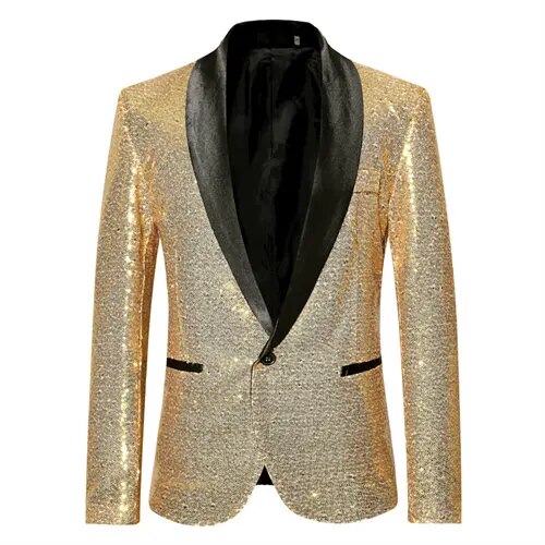 Glänzende Herren Anzugjacke Elegant