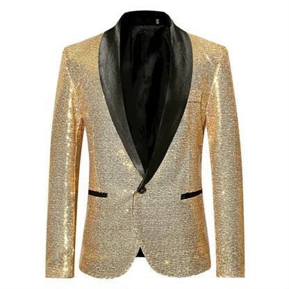 Glänzende Herren Anzugjacke Elegant