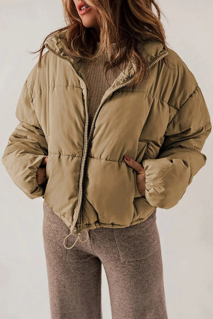 Stylische Damenjacke Mit Reißverschluss