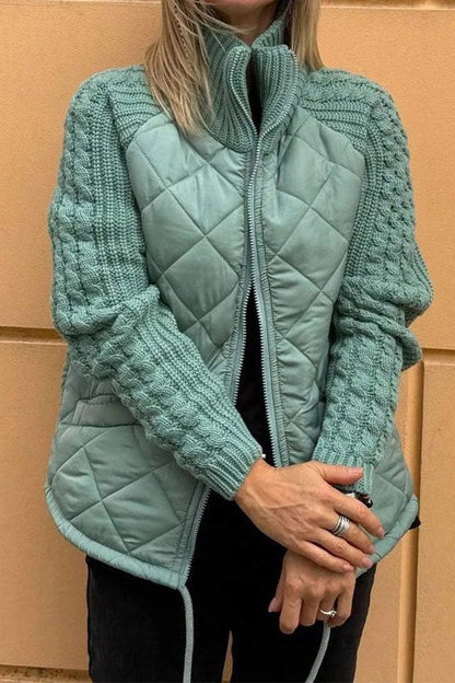 Herbstjacke Damen Modern Reißverschluss