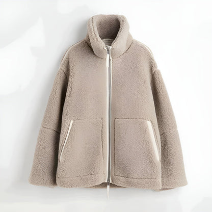 Warmes Fleece Jacket Frauen - IdealeKleiden