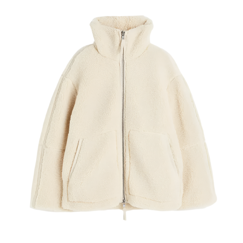 Weiche Fleecejacke Damen Teddyjacke Warm