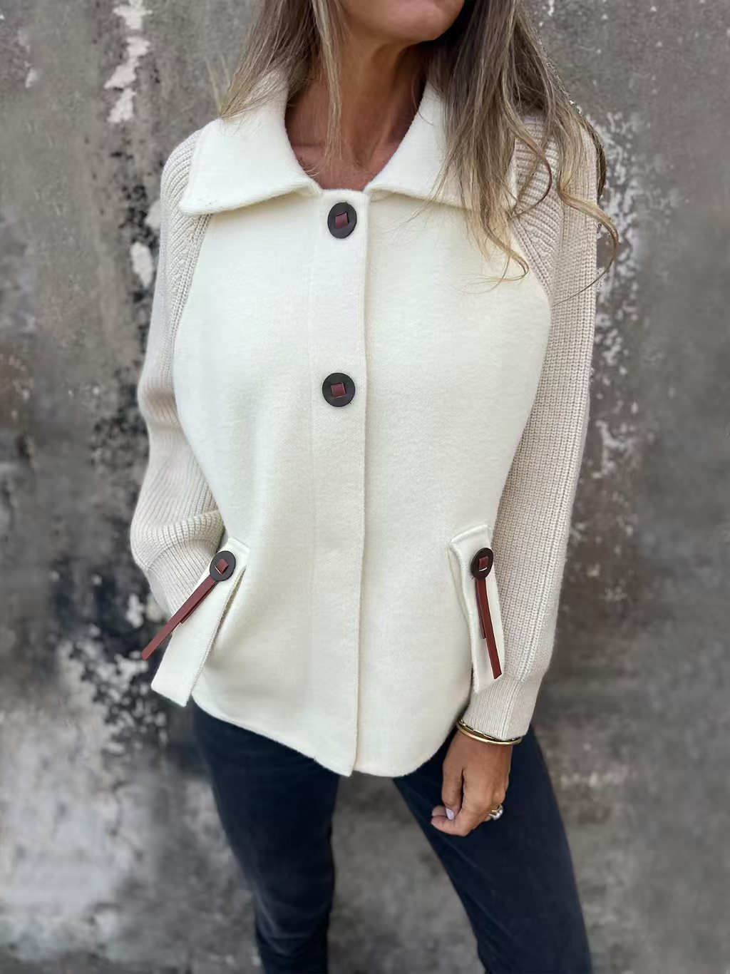 Klassischer Winter-Mantel Entspanntes Fit - IdealeKleiden
