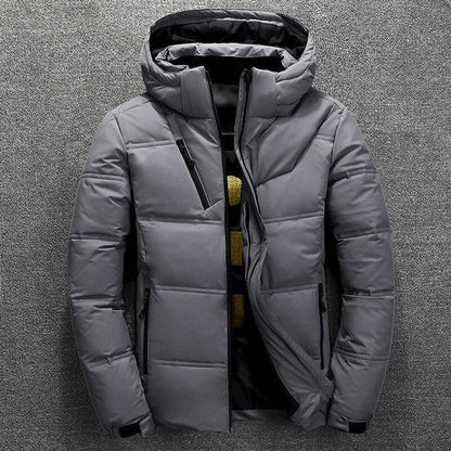 Isolierter Winterparka Abnehmbar Kapuze - IdealeKleiden