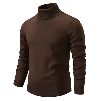 Lucciano - Rollkragen Pullover Herren Modern Style
