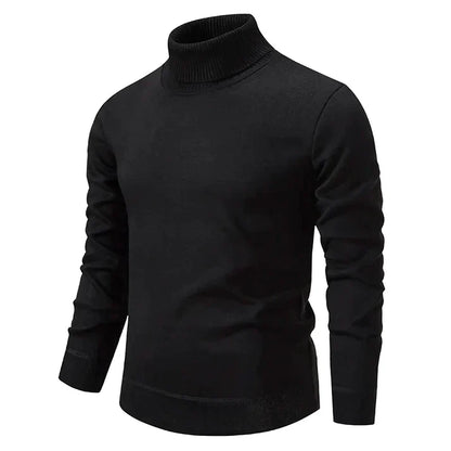 Lucciano - Rollkragen Pullover Herren Modern Style