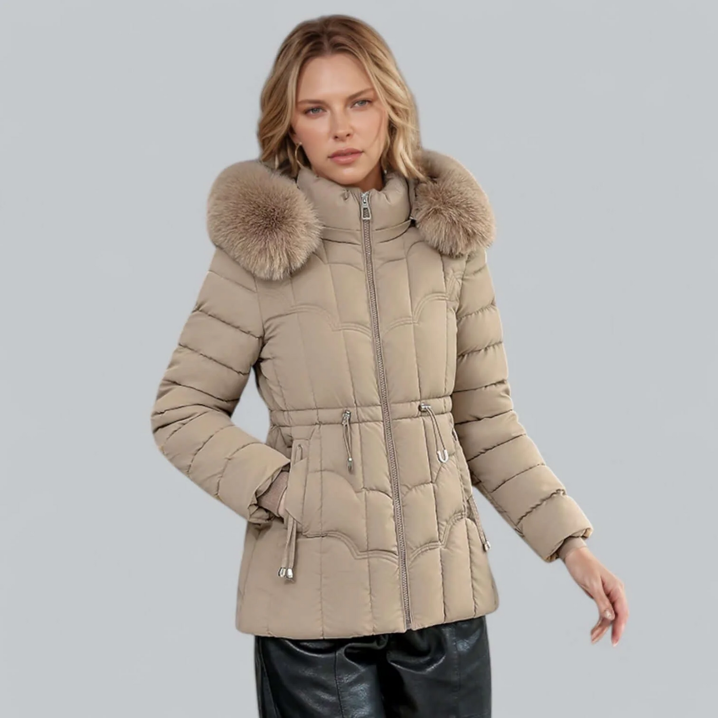 Frauen Parka Mantel Warm Isoliert Kapuze