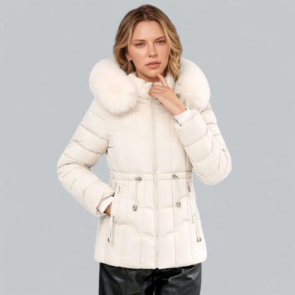 Frauen Parka Mantel Warm Isoliert Kapuze
