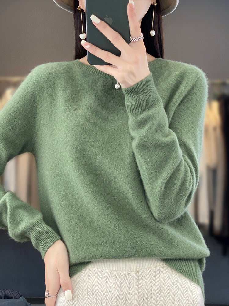 Bequemer Pullover für Frische Tage → Frischer Pullover Damen Bequem - IdealeKleiden