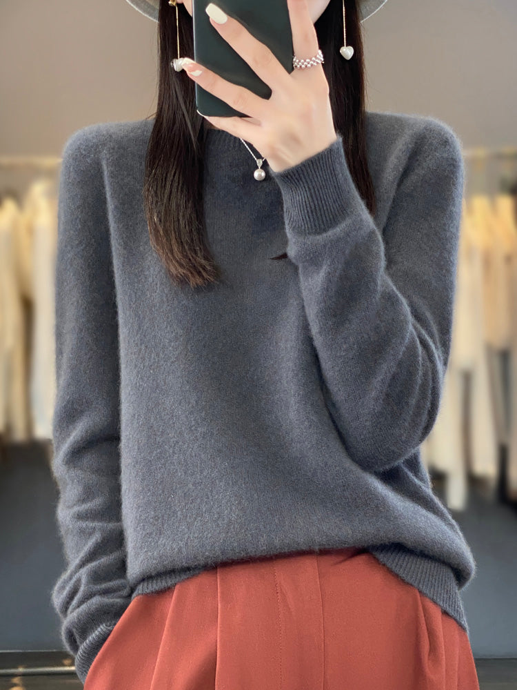 Damen Strickpullover Elegance Langarm