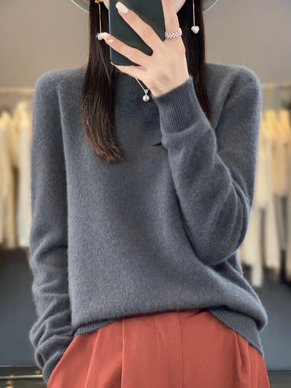 Damen Strickpullover Elegance Langarm