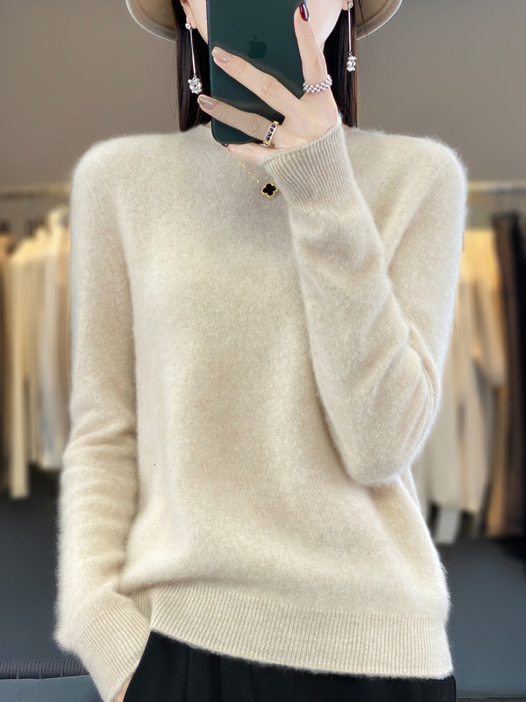 Damen Strickpullover Elegance Langarm