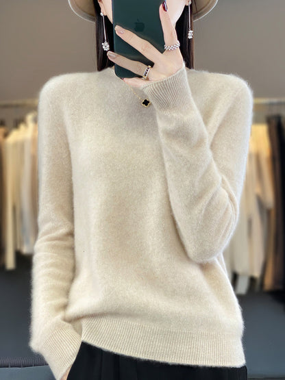 Damen Strickpullover Elegance Langarm